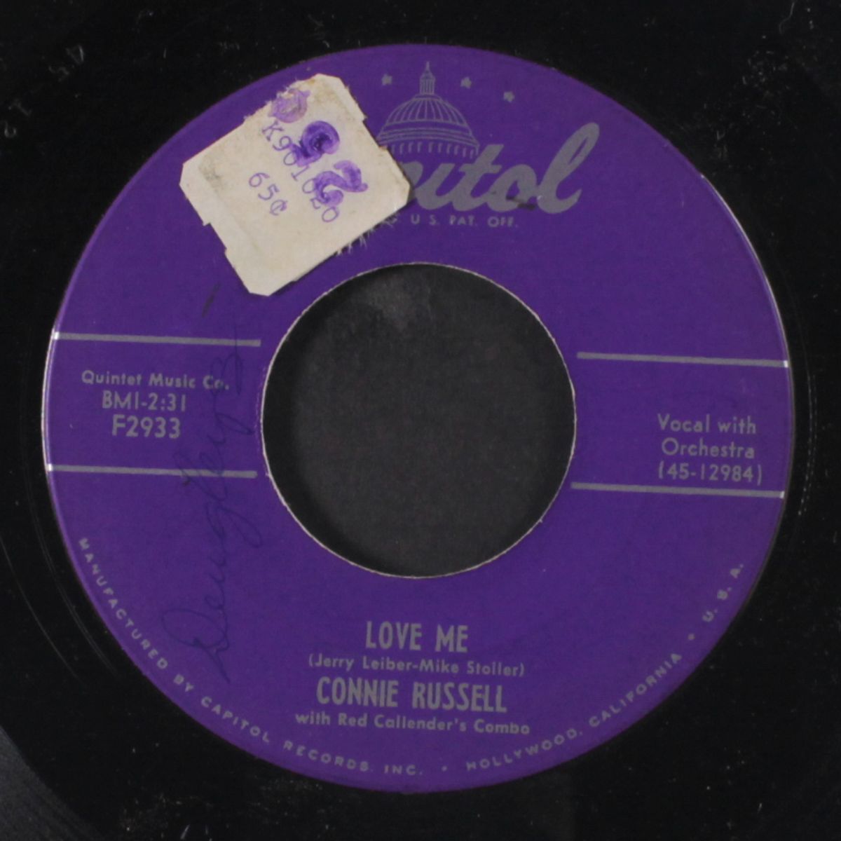 papa's puttin' the pressure on / love me by CONNIE RUSSELL