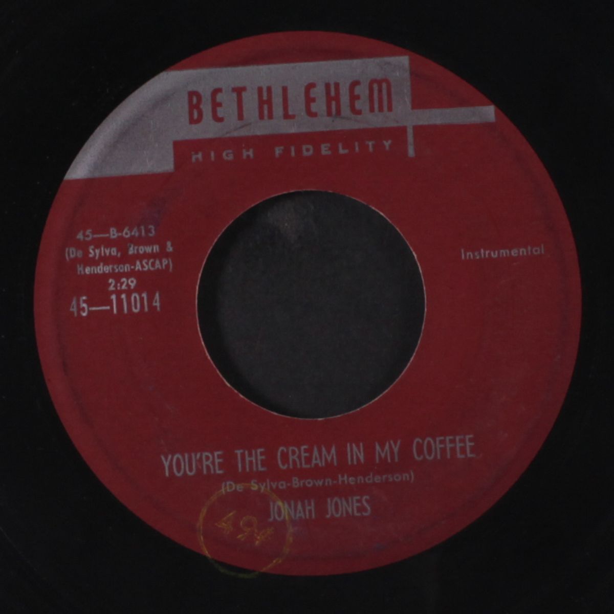 the sheik of araby / you're the cream in my coffee by JONAH JONES