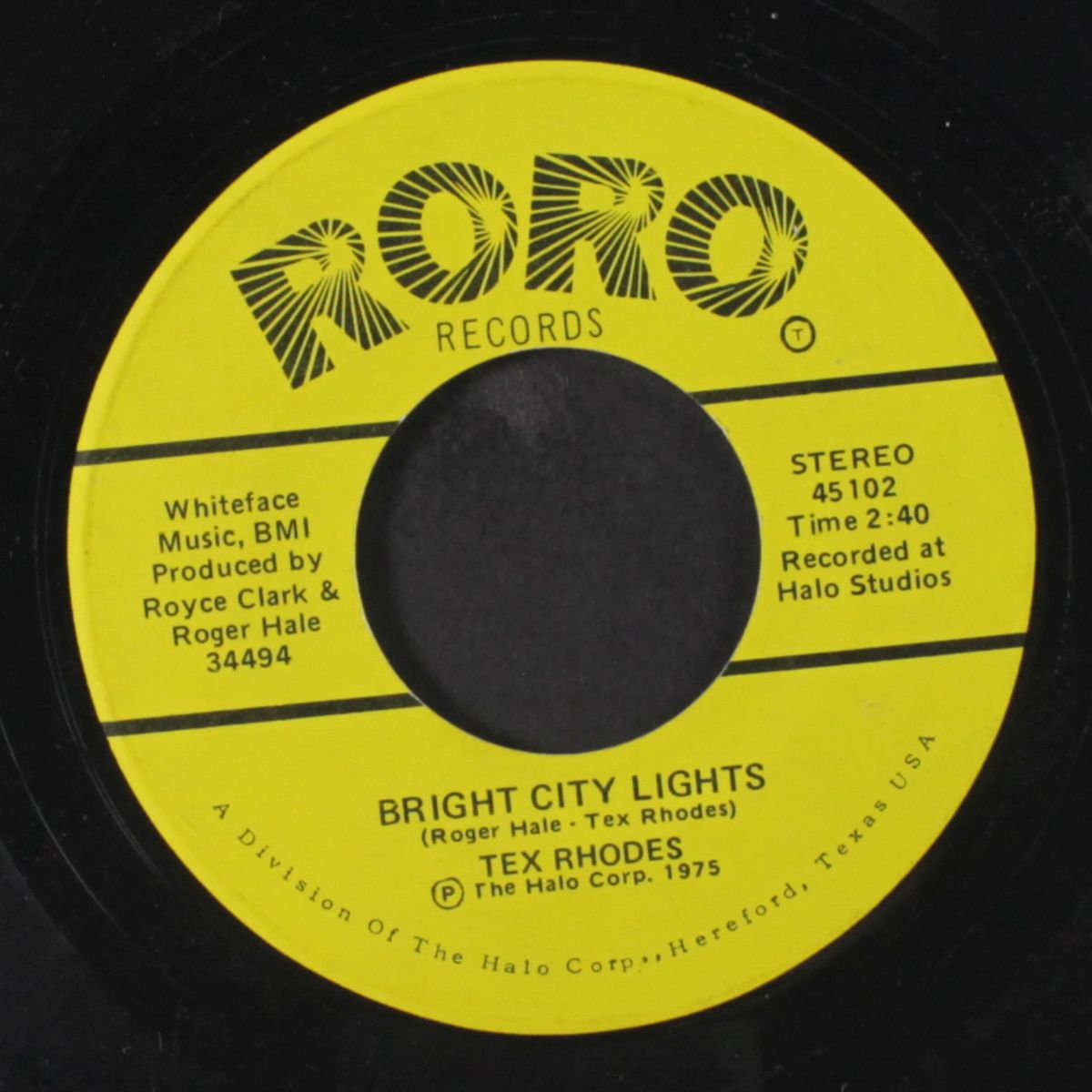 bright city lights / certain kind of woman by TEX RHODES
