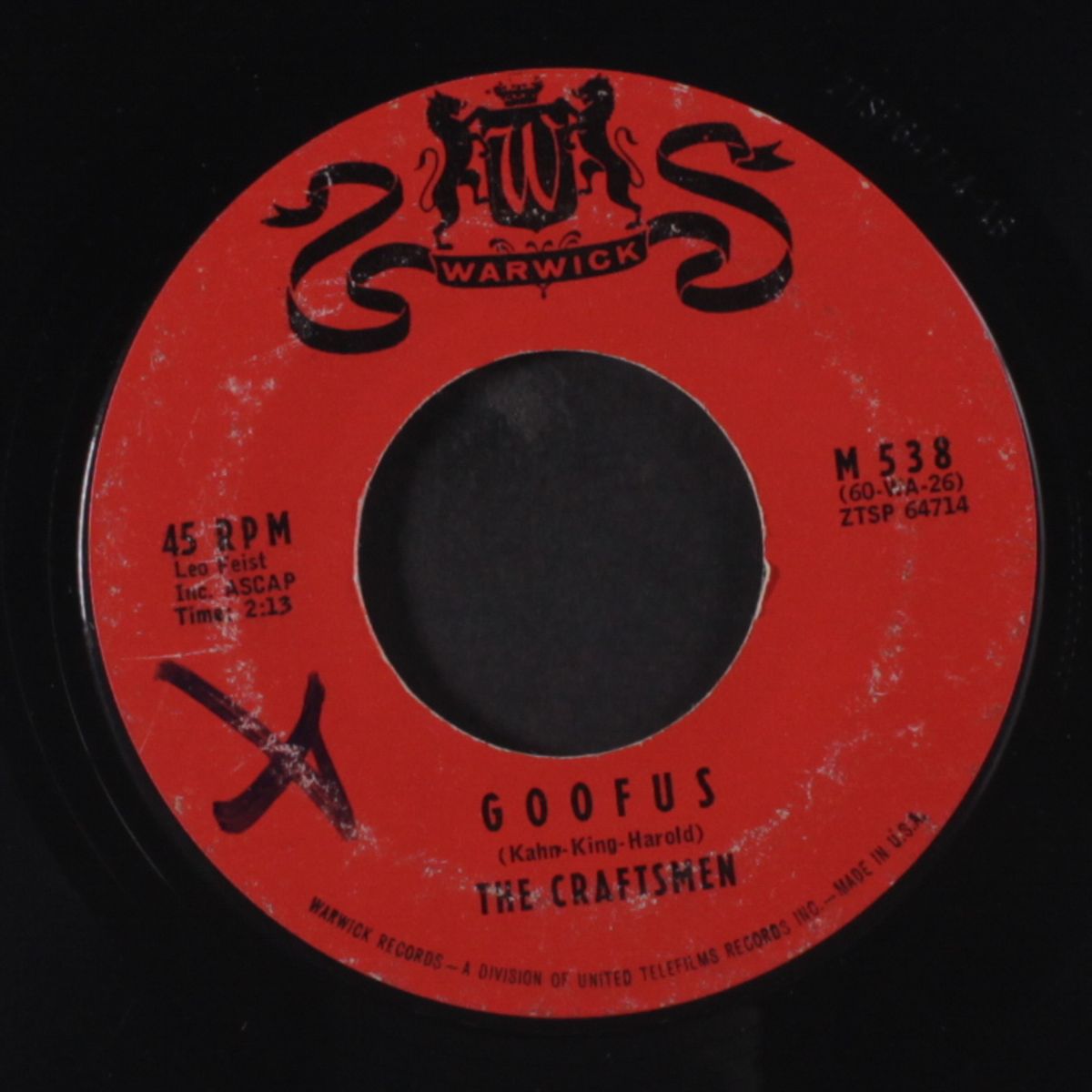 rock-a-long / goofus by CRAFTSMEN