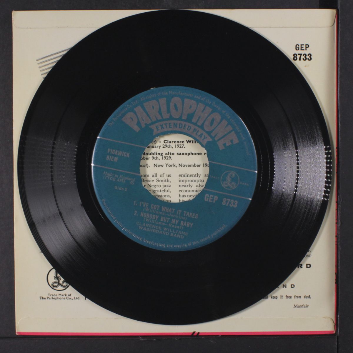 clarence williams washboard band by CLARENCE WILLIAMS