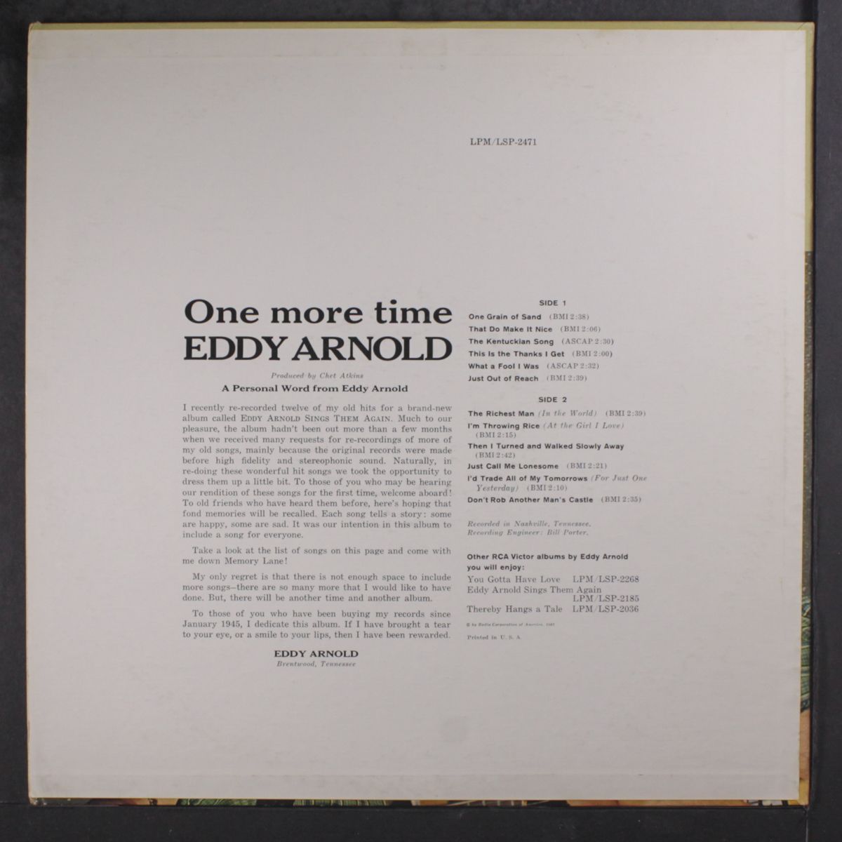 one more time by EDDY ARNOLD