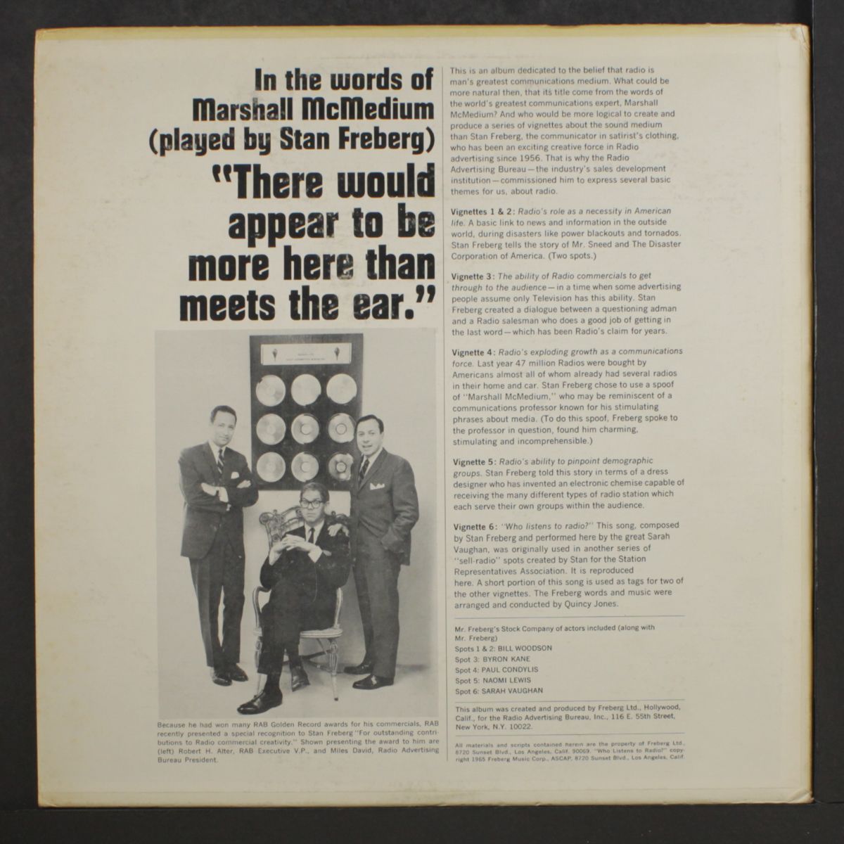 more here than meets the ear by STAN FREBERG