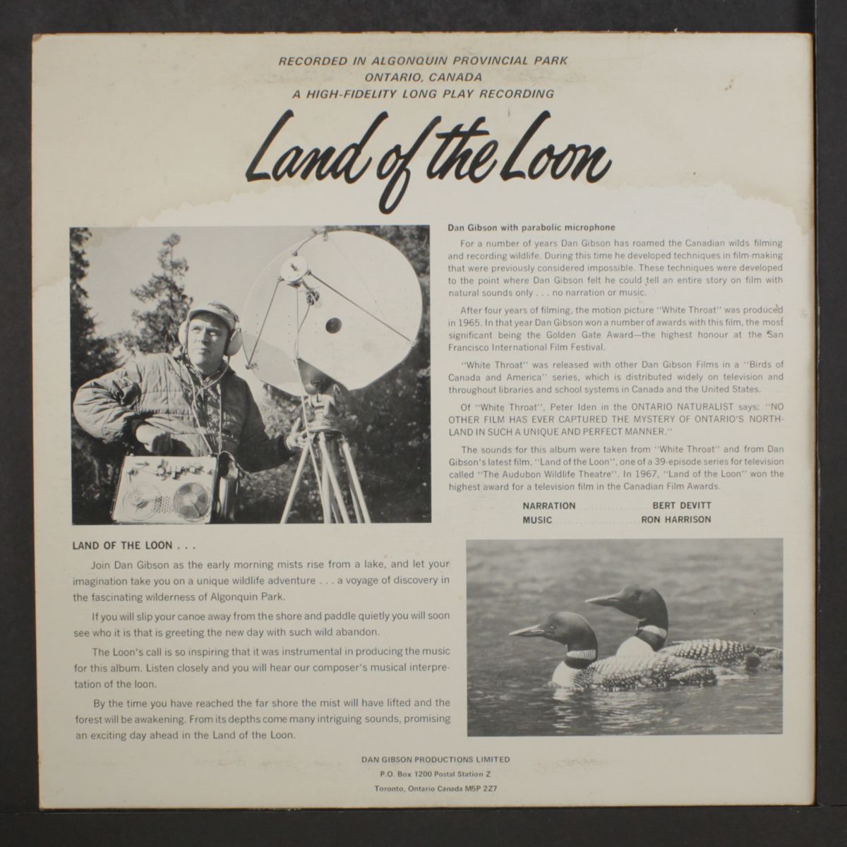 land of the loon by DAN GIBSON