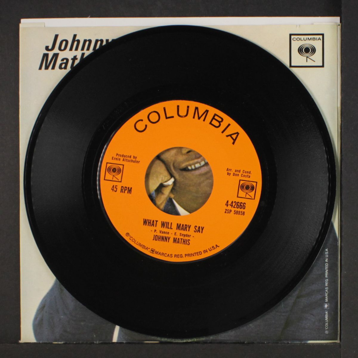 what will mary say / quiet girl by JOHNNY MATHIS