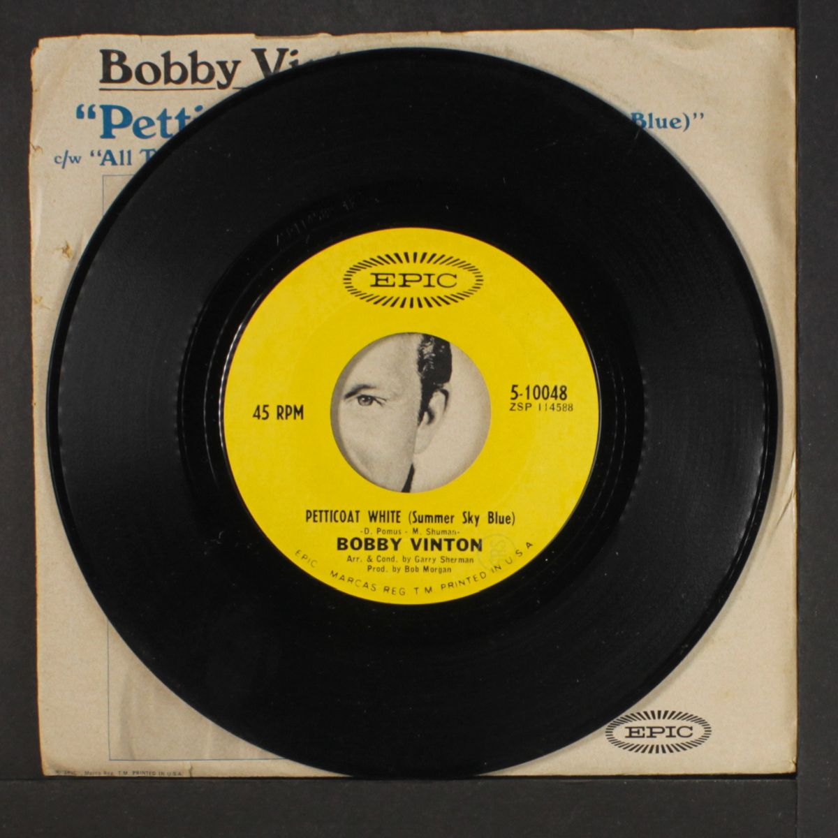 petticoat white / all the king's horses by BOBBY VINTON
