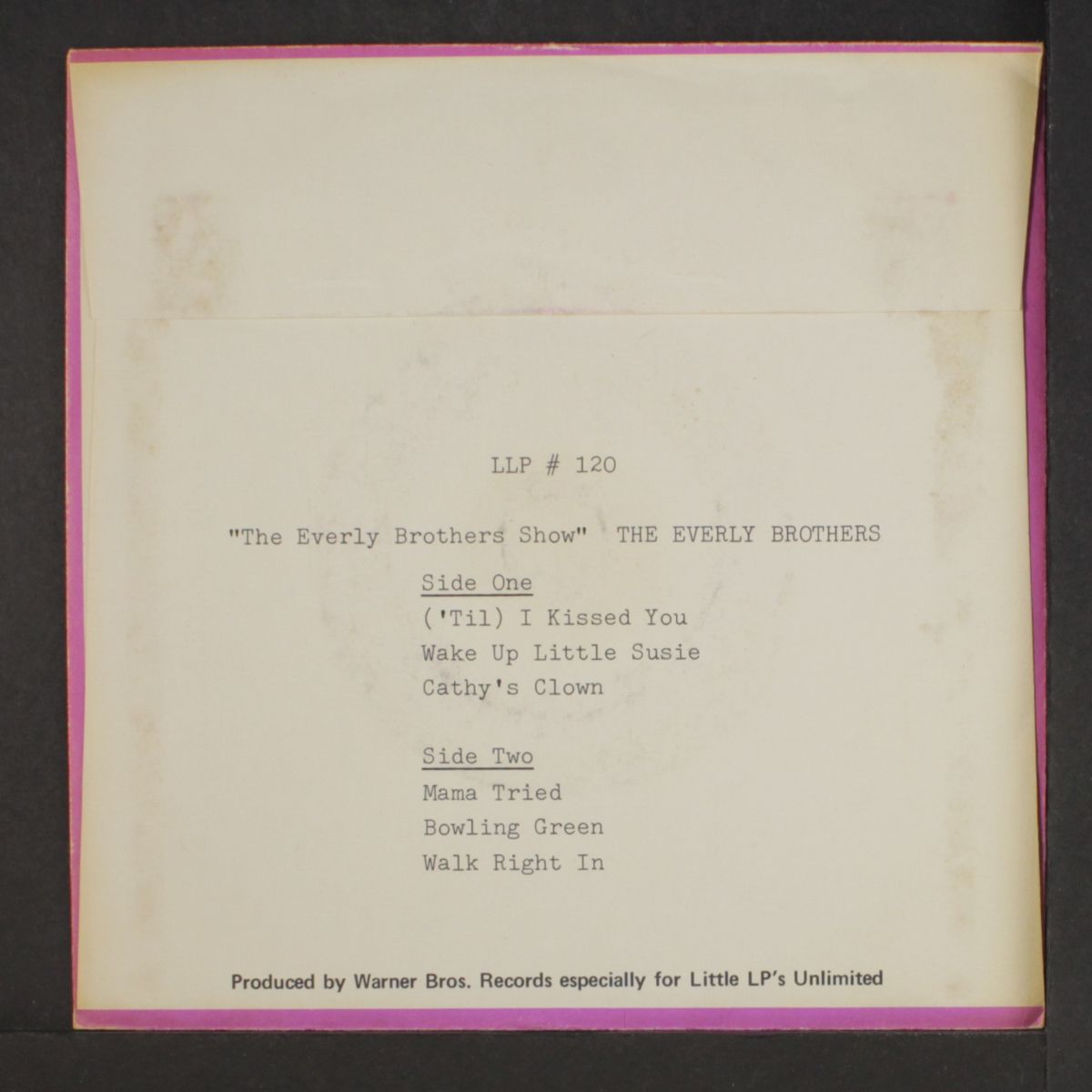 show by EVERLY BROTHERS