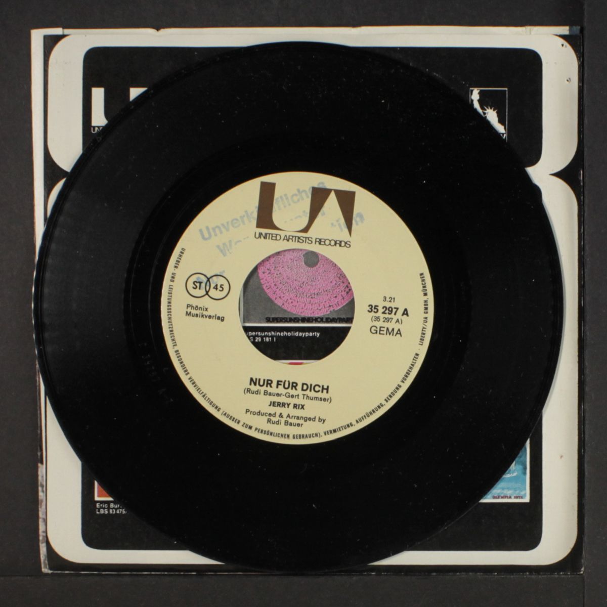 nur fur dich / hello rosy by JERRY RIX
