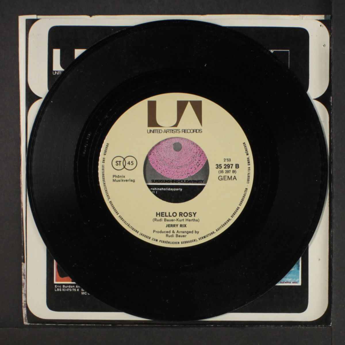 nur fur dich / hello rosy by JERRY RIX