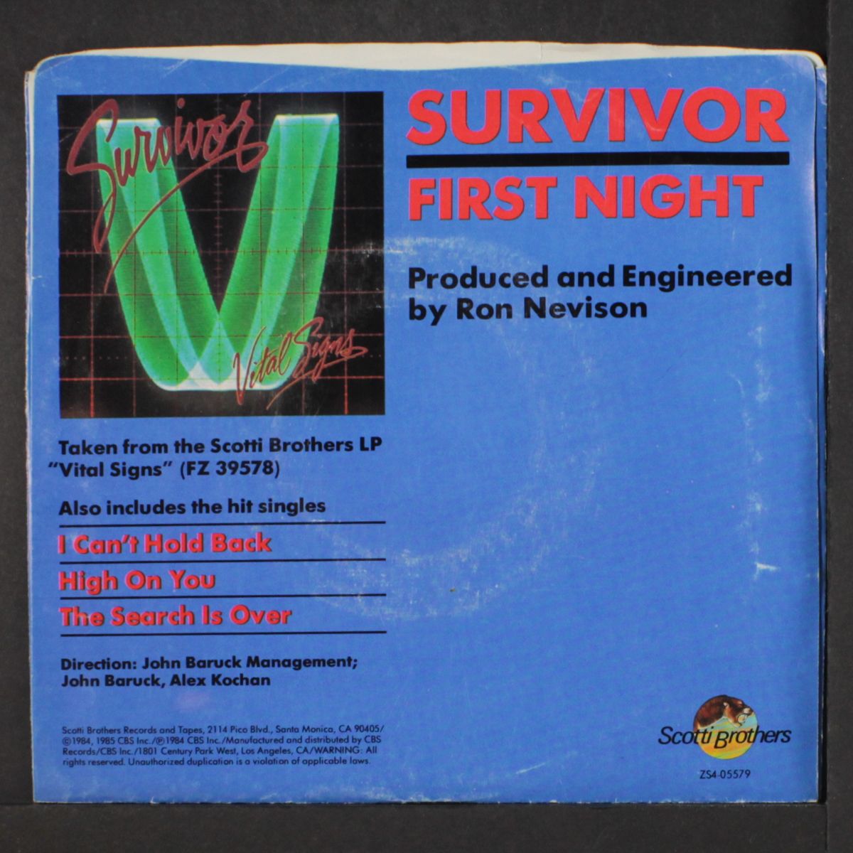 first night / feels like love by SURVIVOR