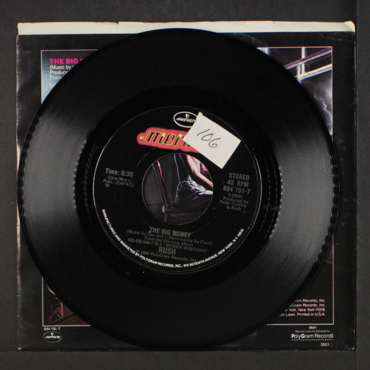 the big money / red sector a by RUSH