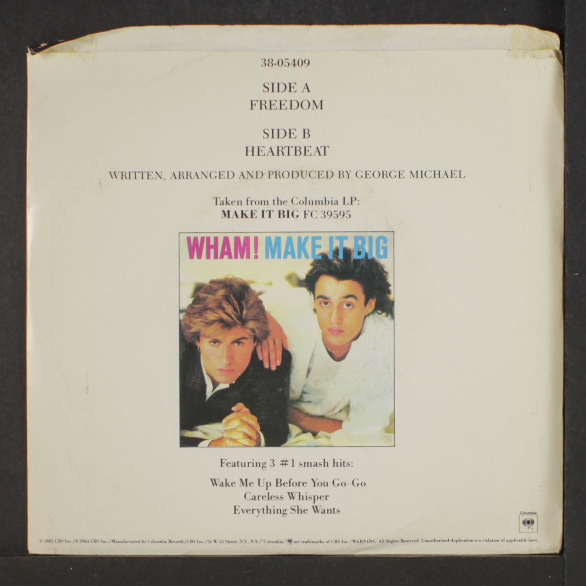 freedom / heartbeat by WHAM!
