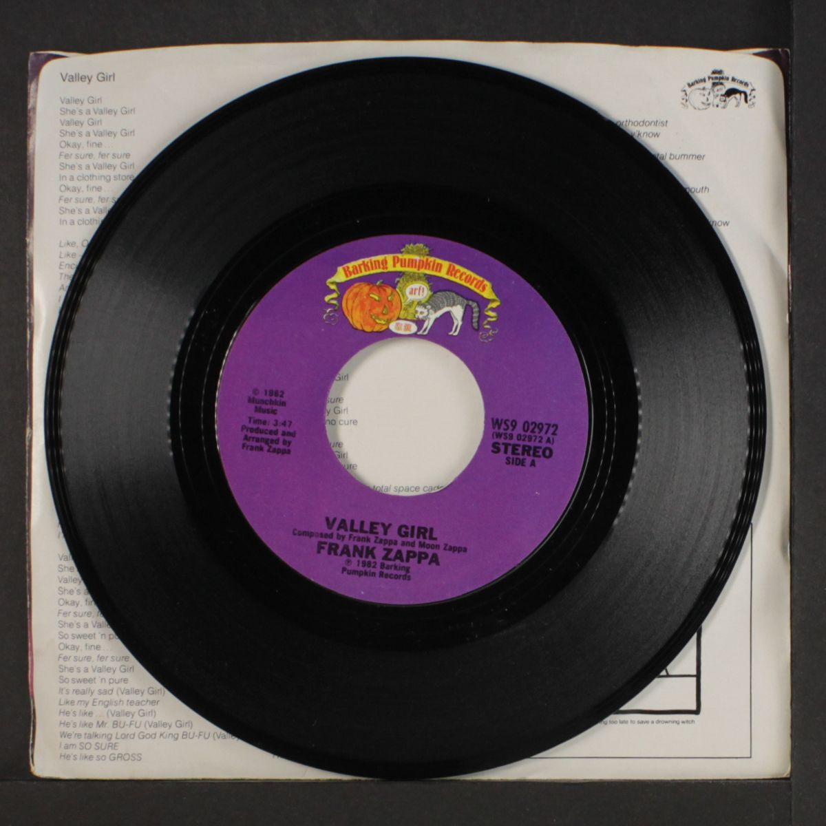 valley girl / you are what you is by FRANK & MOON ZAPPA