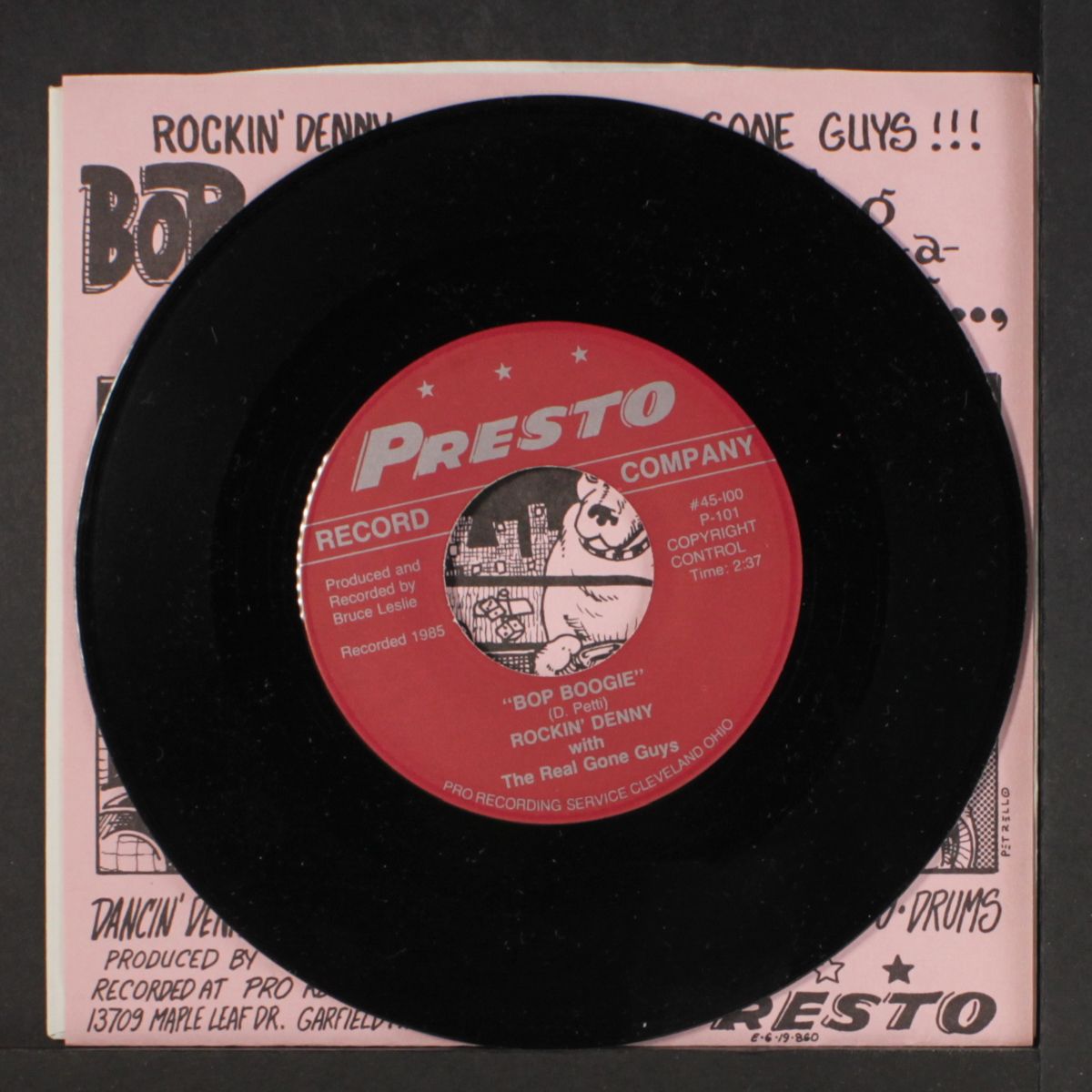 bop boogie by ROCKIN' DENNY & REAL GONE GUYS