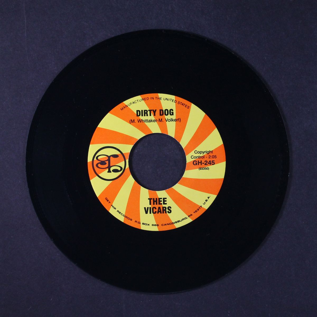 can't you see, i'll do you wrong / the dirty dog by THEE VICARS