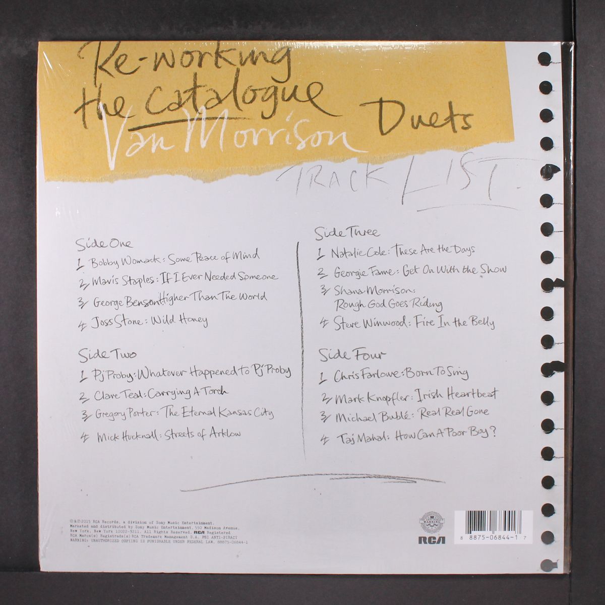 duets re-working the catalogue by VAN MORRISON