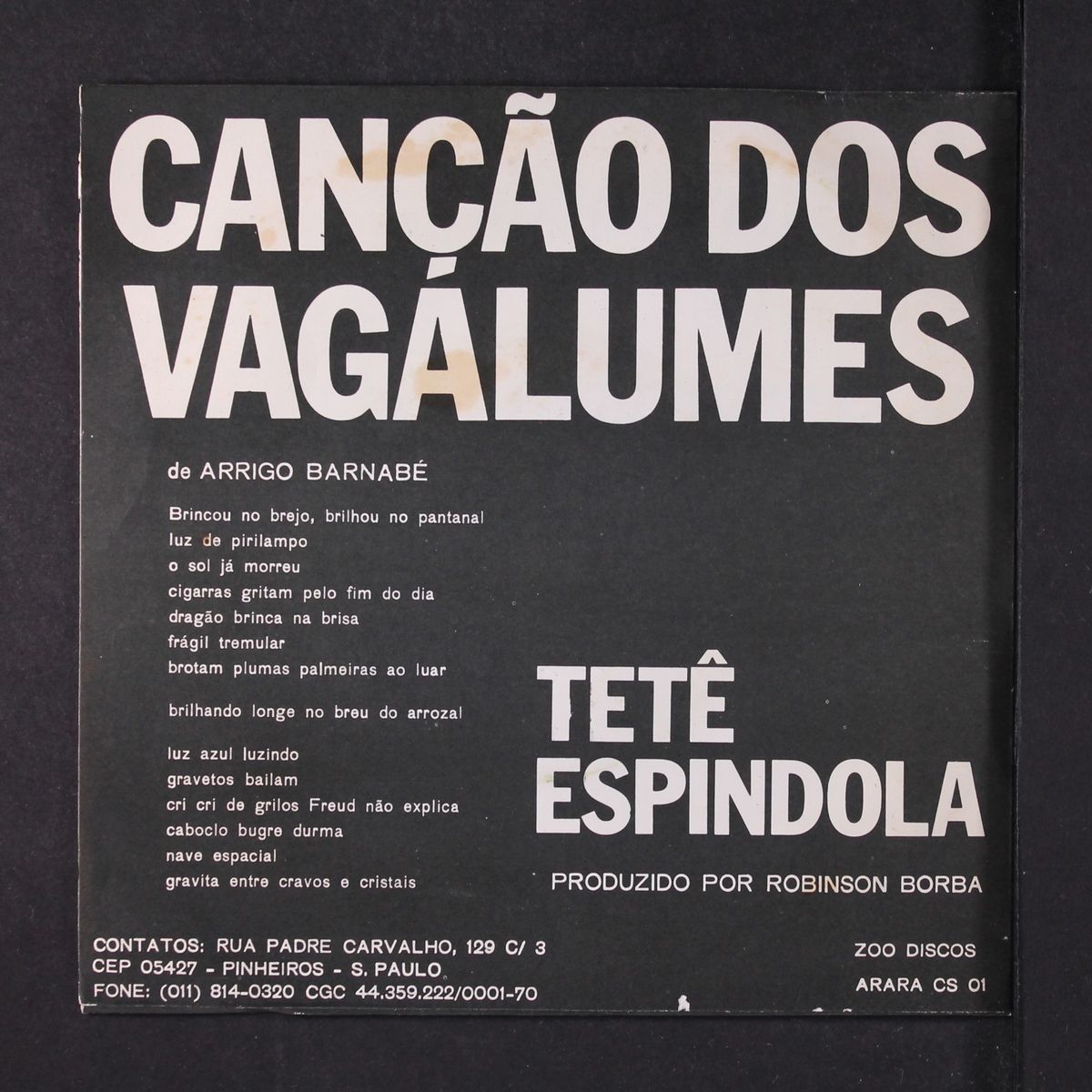 londrina / cancao dos vagalumes by TETE ESPINDOLA