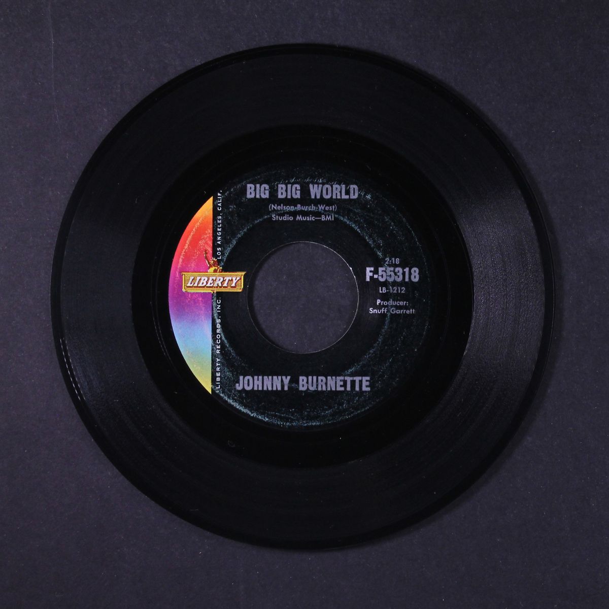 big big world by JOHNNY BURNETTE