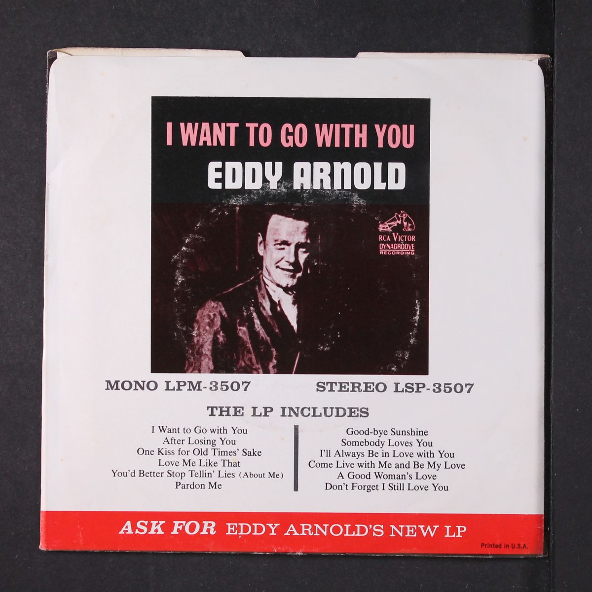 i want to go with you / you'd better stop telling lies by EDDY ARNOLD