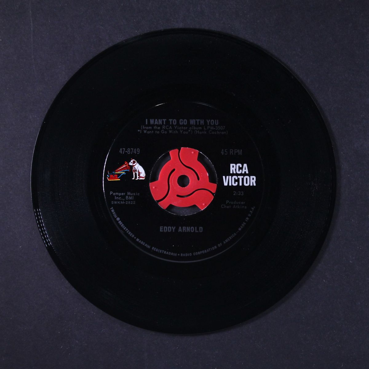 i want to go with you / you'd better stop telling lies by EDDY ARNOLD