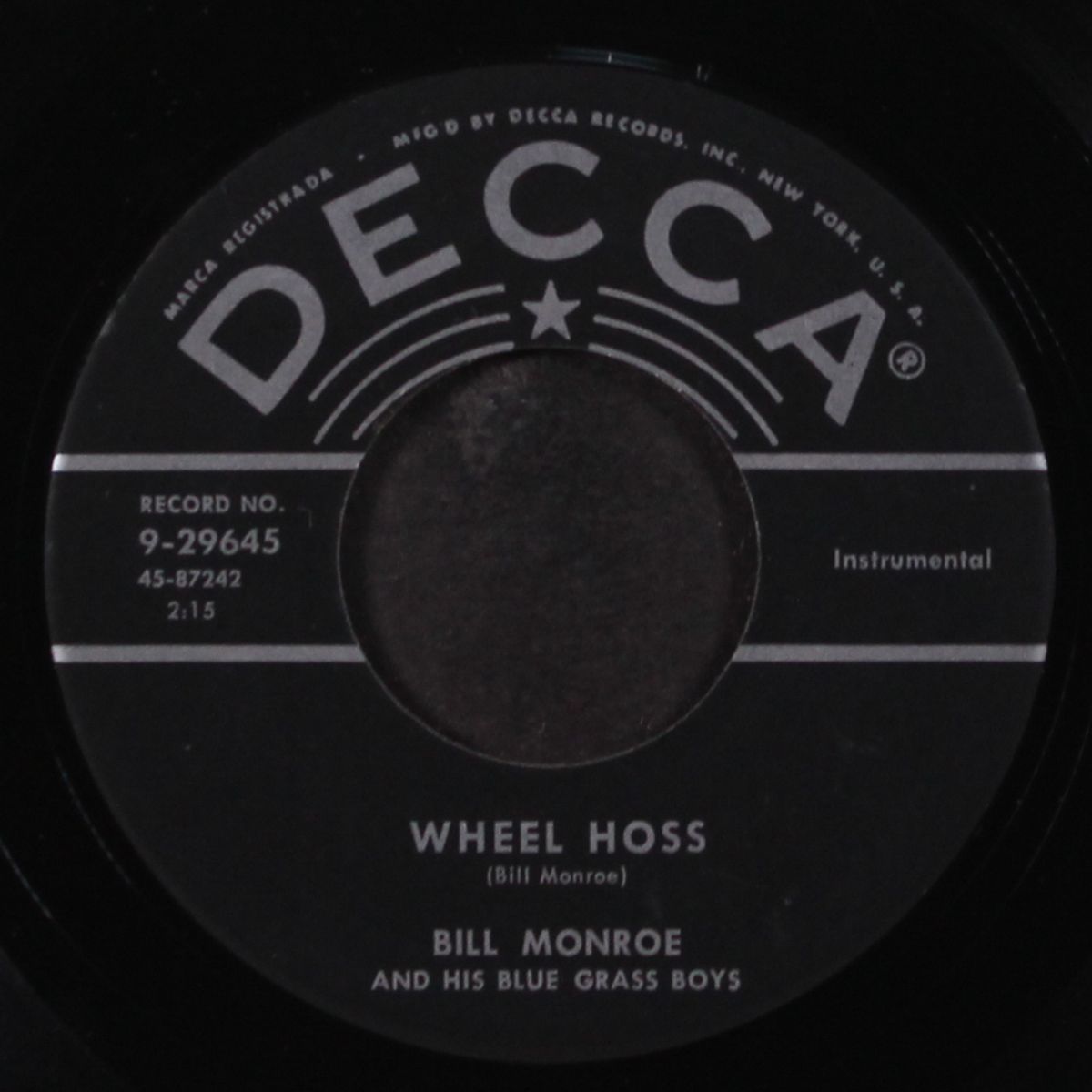 put my little shoes away / wheel hoss by BILL MONROE