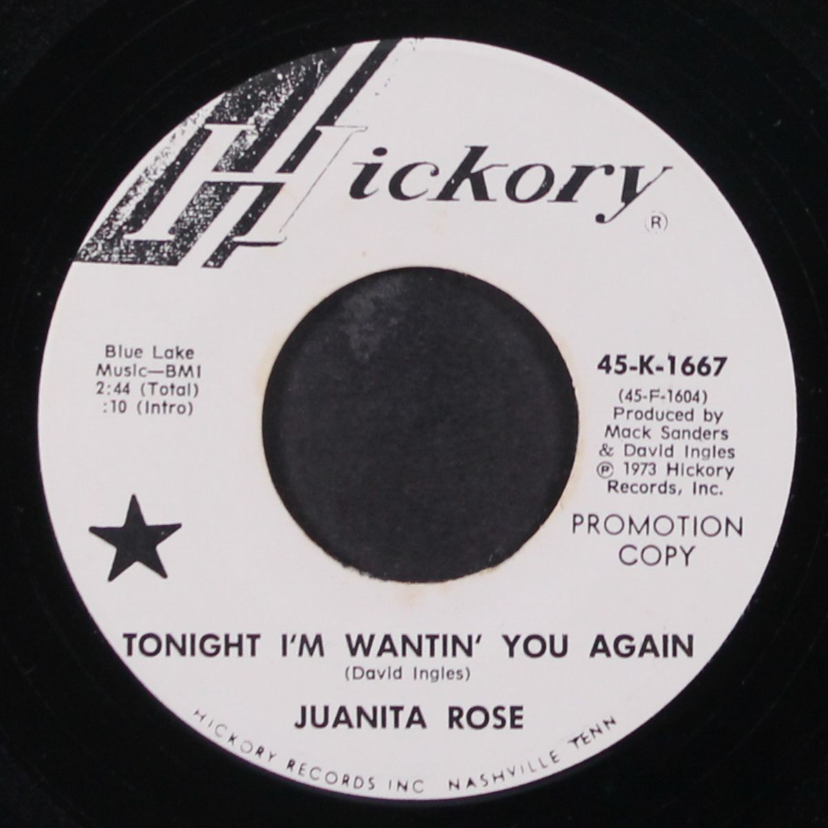 tonight i'm wantin' you again / go on back to the honky tonk by JUANITA ROSE