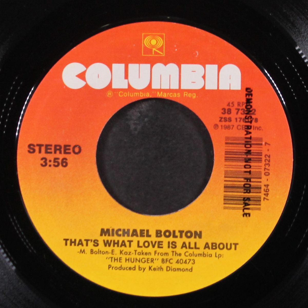 that's what love is all about / take a look at my face by MICHAEL BOLTON