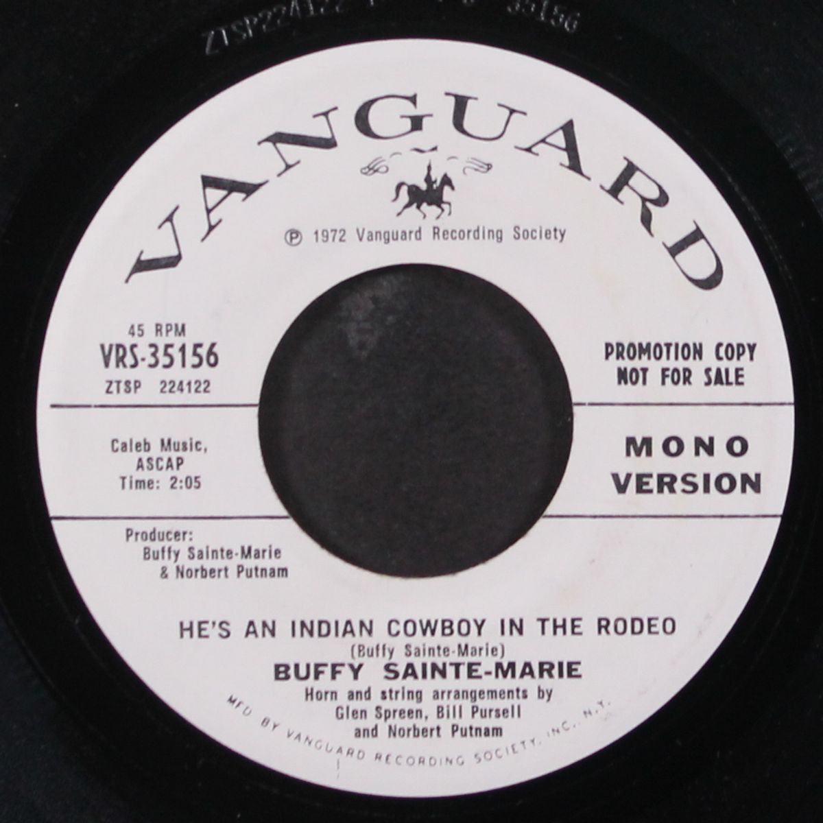 he's an indian cowboy in the rodeo / mono by BUFFY SAINTE-MARIE