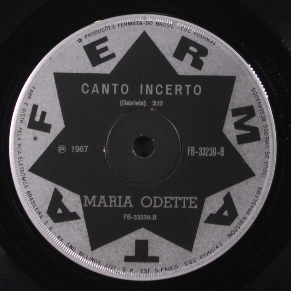 canto incerto / cancao do cangaceiro que viu a lua cor de sangue by MARIA ODETTE