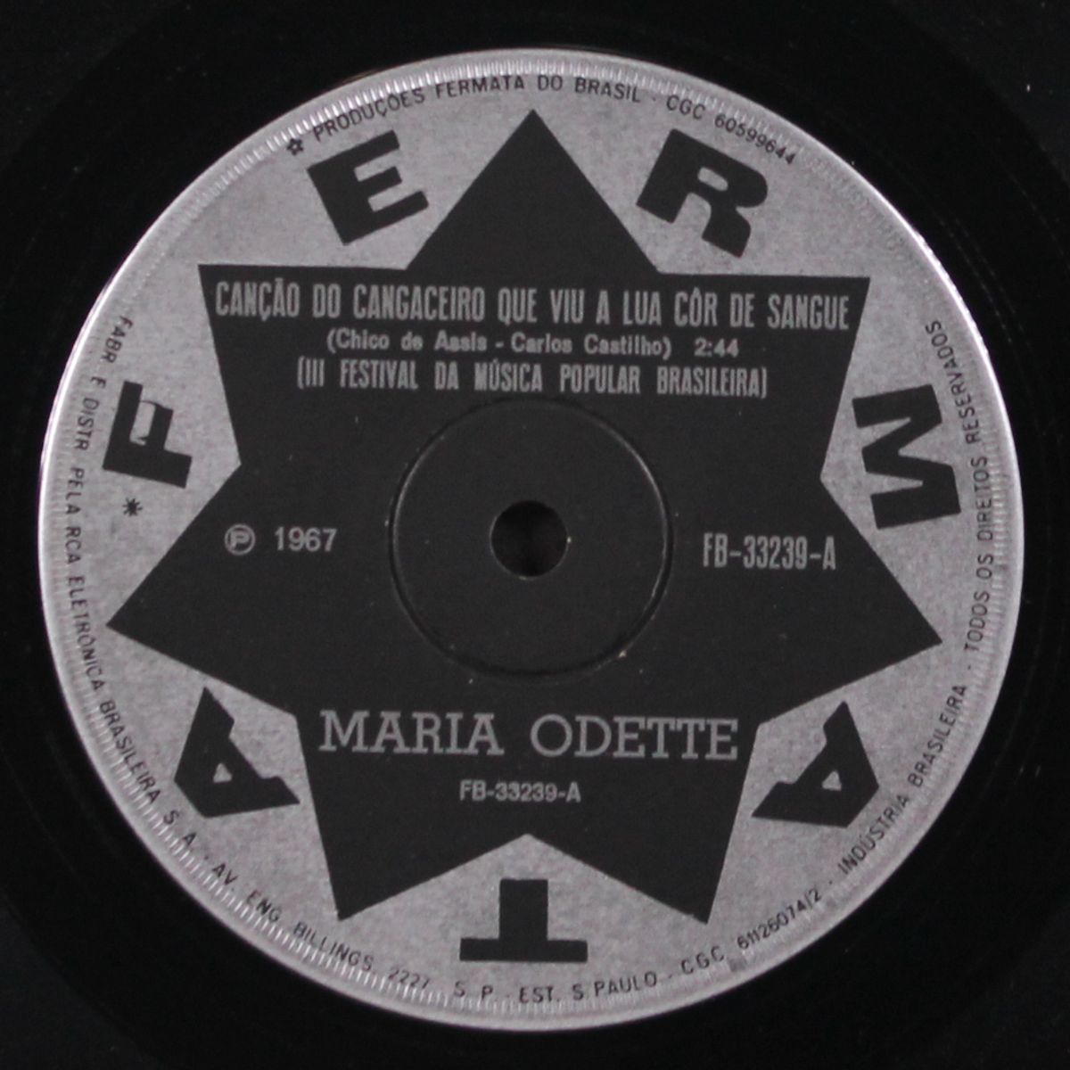 canto incerto / cancao do cangaceiro que viu a lua cor de sangue by MARIA ODETTE