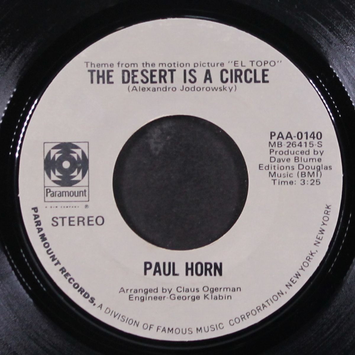 joy / the desert is a circle by PAUL HORN