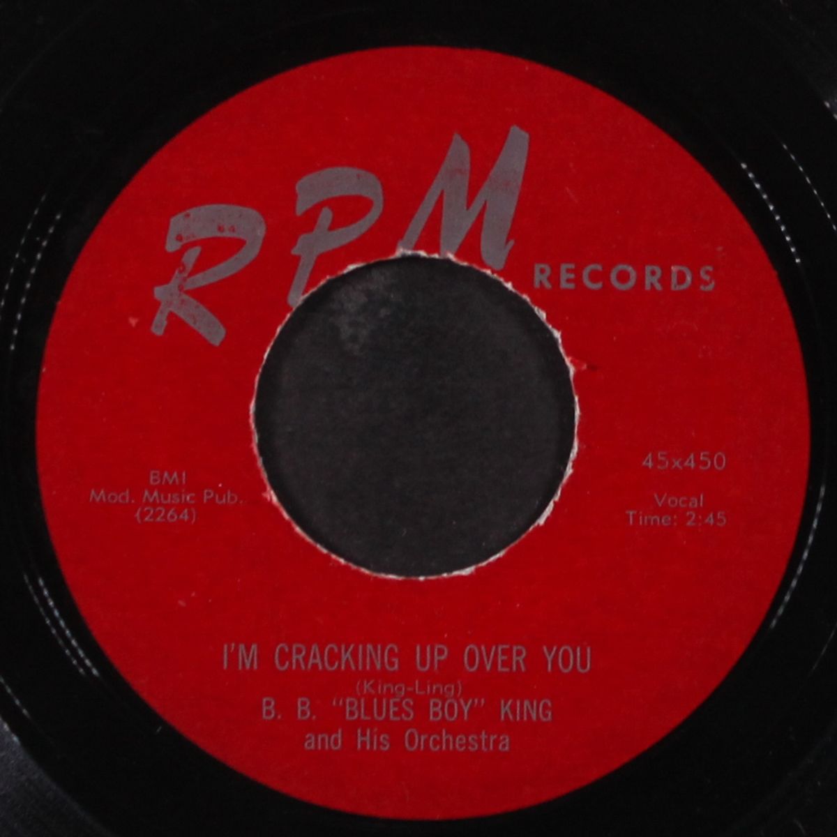 i'm cracking up over you / ruby lee by B.B. KING
