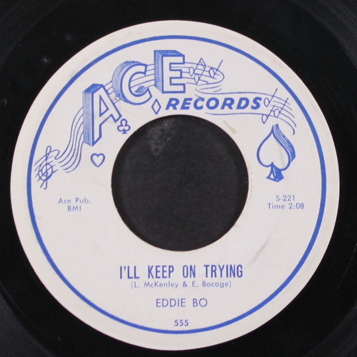 i love to rock & roll / i'll keep on trying by EDDIE BO