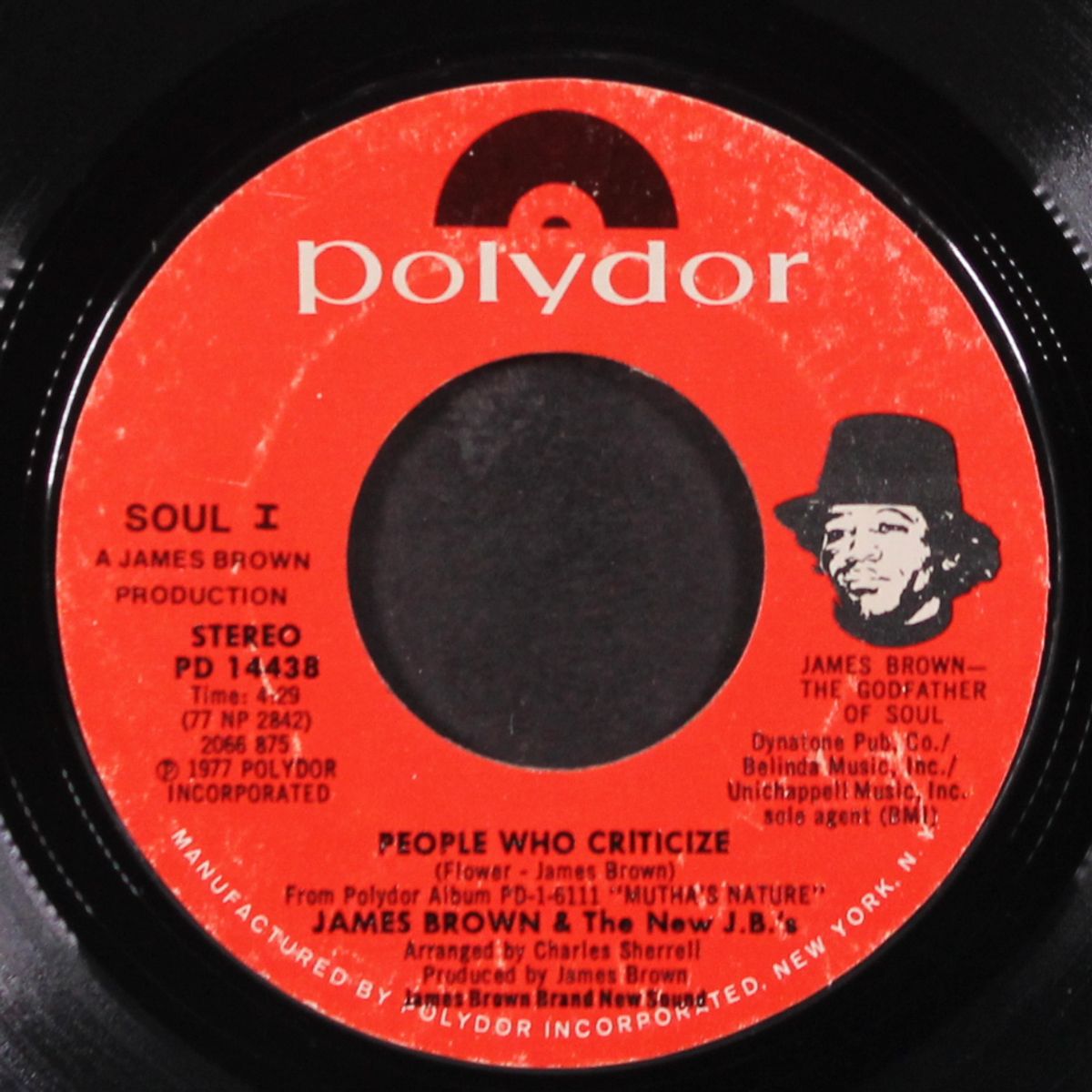 if you don't give a dogone about it / people who criticize by JAMES BROWN & NEW JB'S