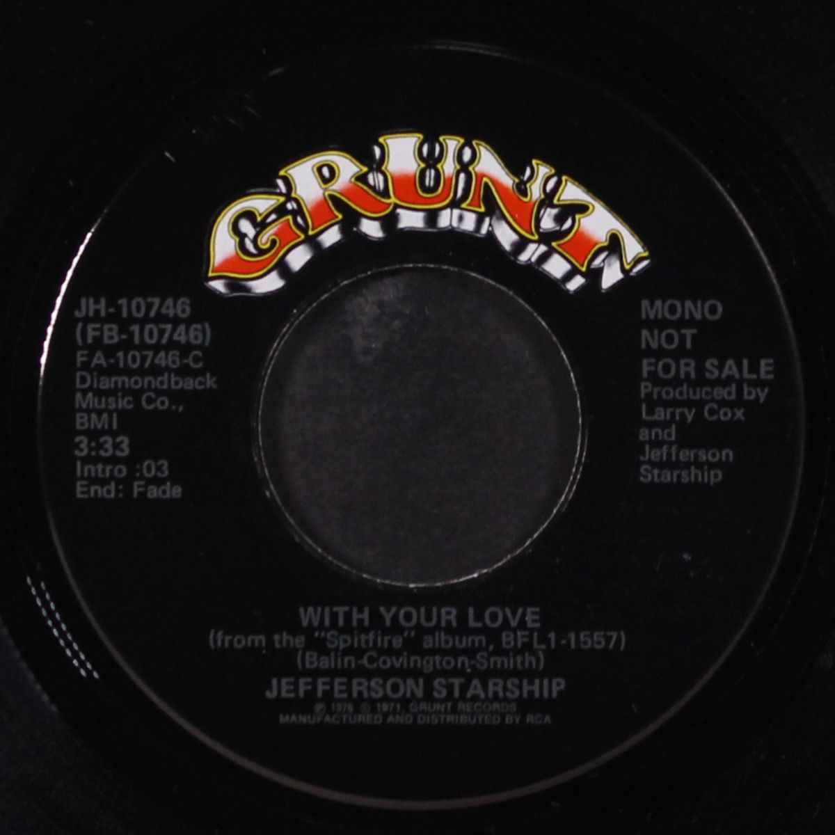 with your love / mono by JEFFERSON STARSHIP