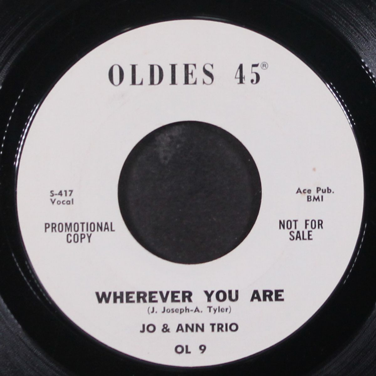 gee baby / wherever you are by JO & ANN TRIO