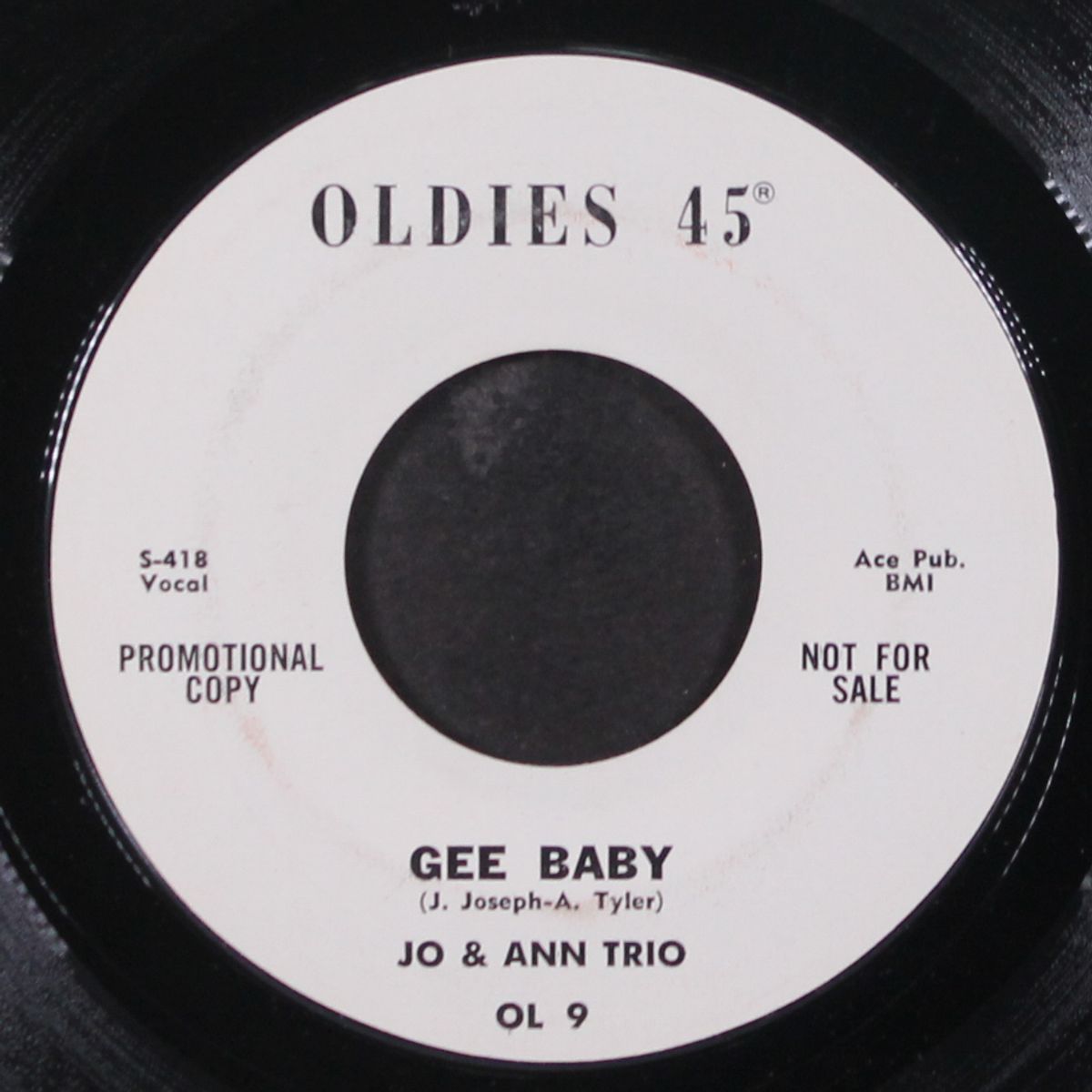 gee baby / wherever you are by JO & ANN TRIO
