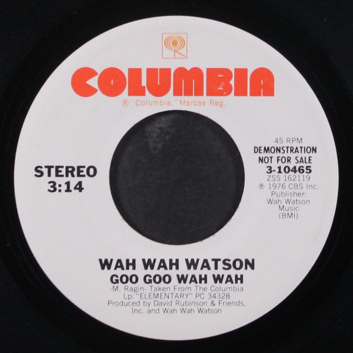 goo goo wah wah / my love for you comes and goes by WAH WAH WATSON