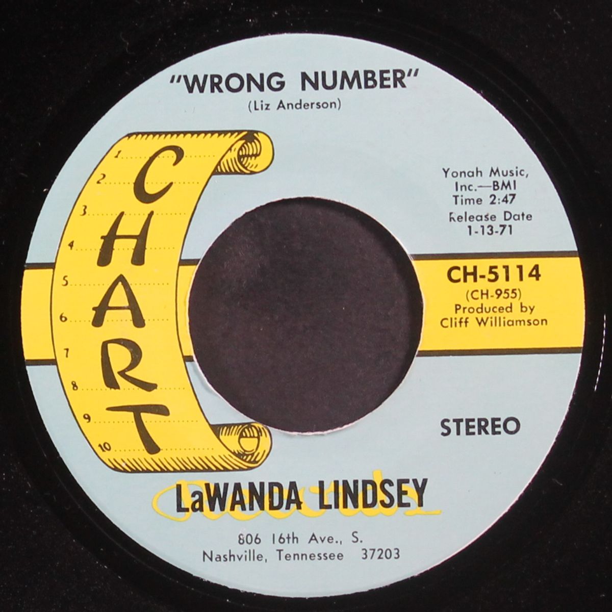 crawdad song / wrong number by LAWANDA LINDSEY & KENNY VERNON