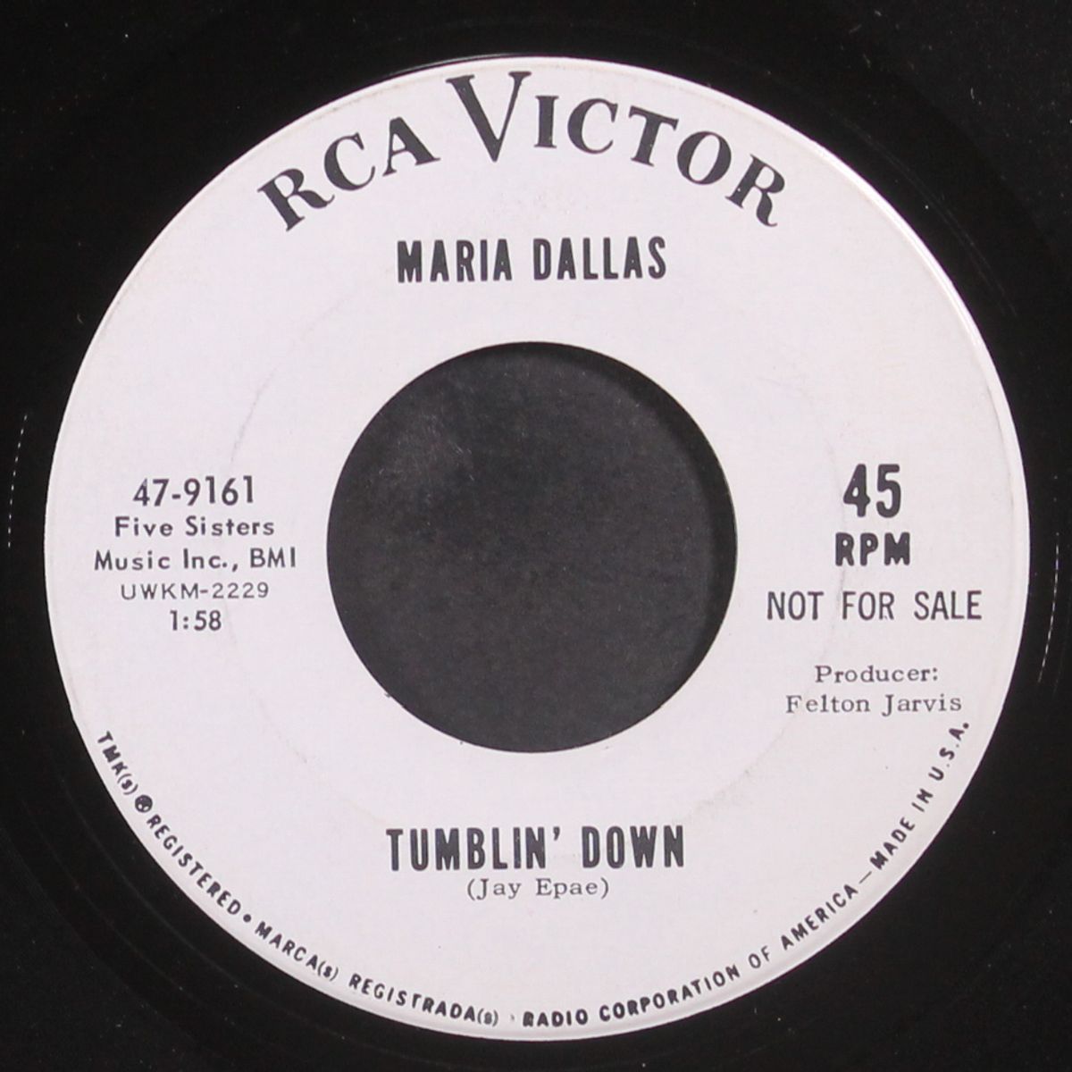 tumblin' down by MARIA DALLAS