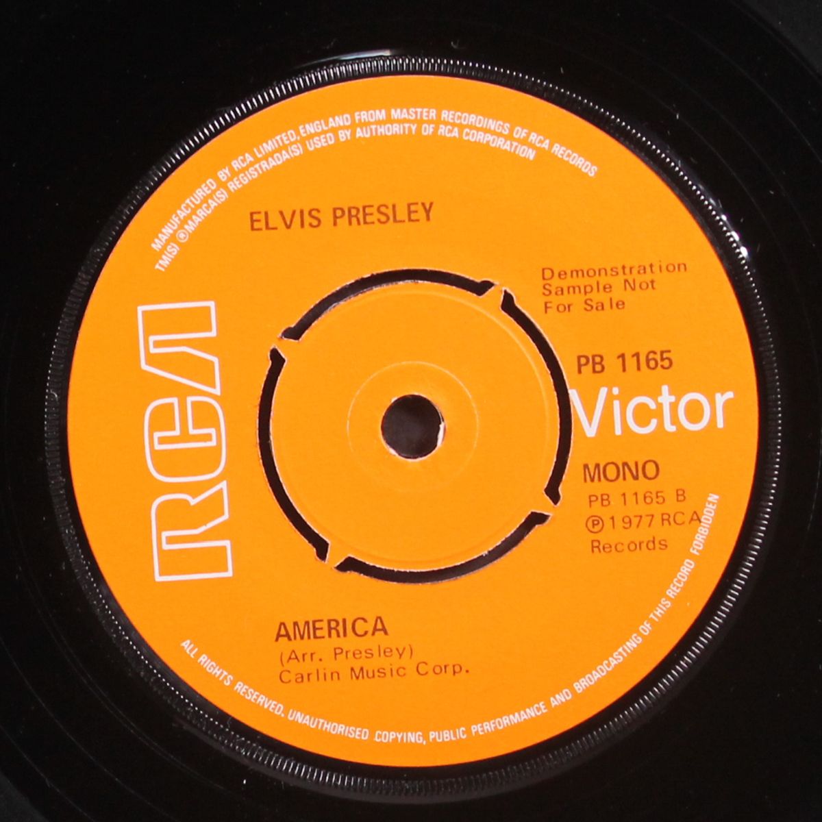 my way / america by ELVIS PRESLEY