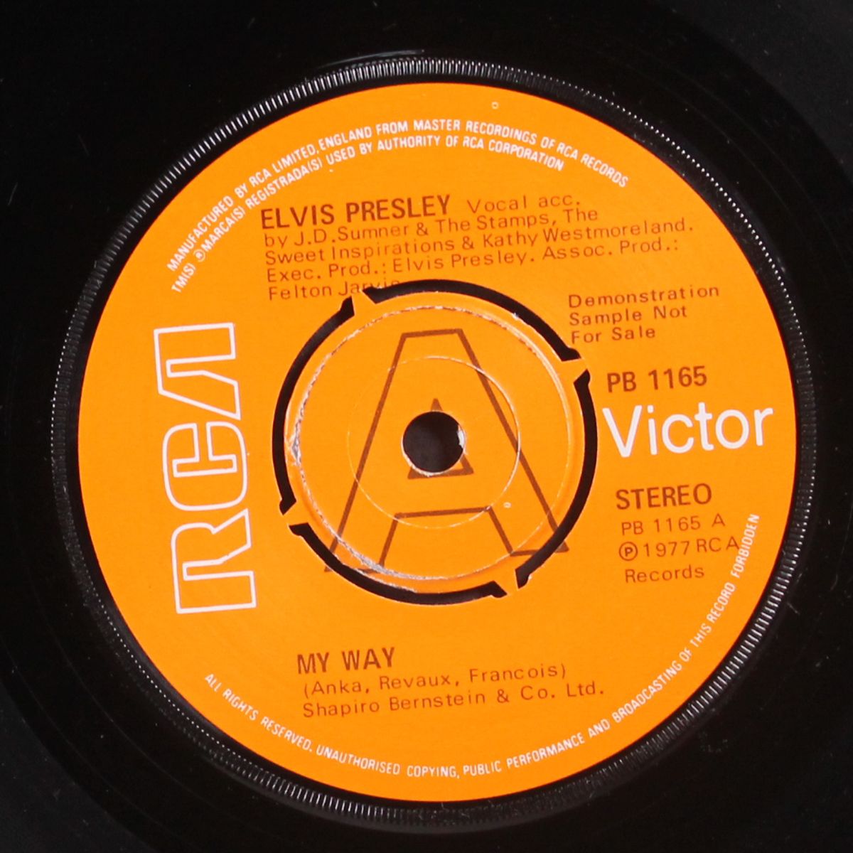 my way / america by ELVIS PRESLEY