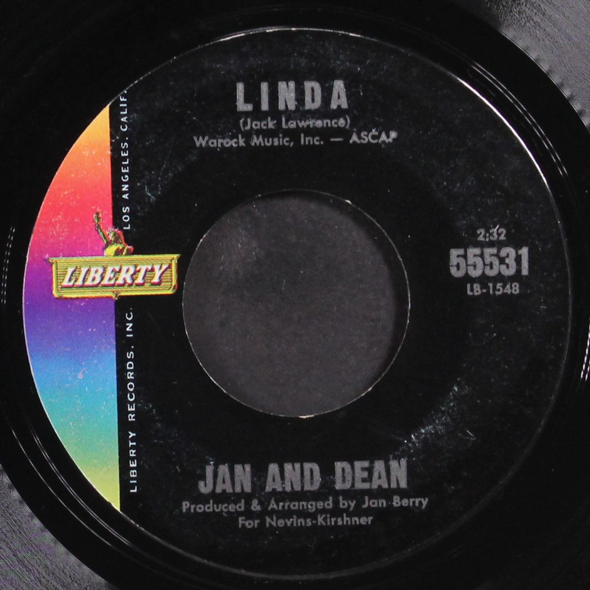 linda / when i learn how to cry by JAN & DEAN