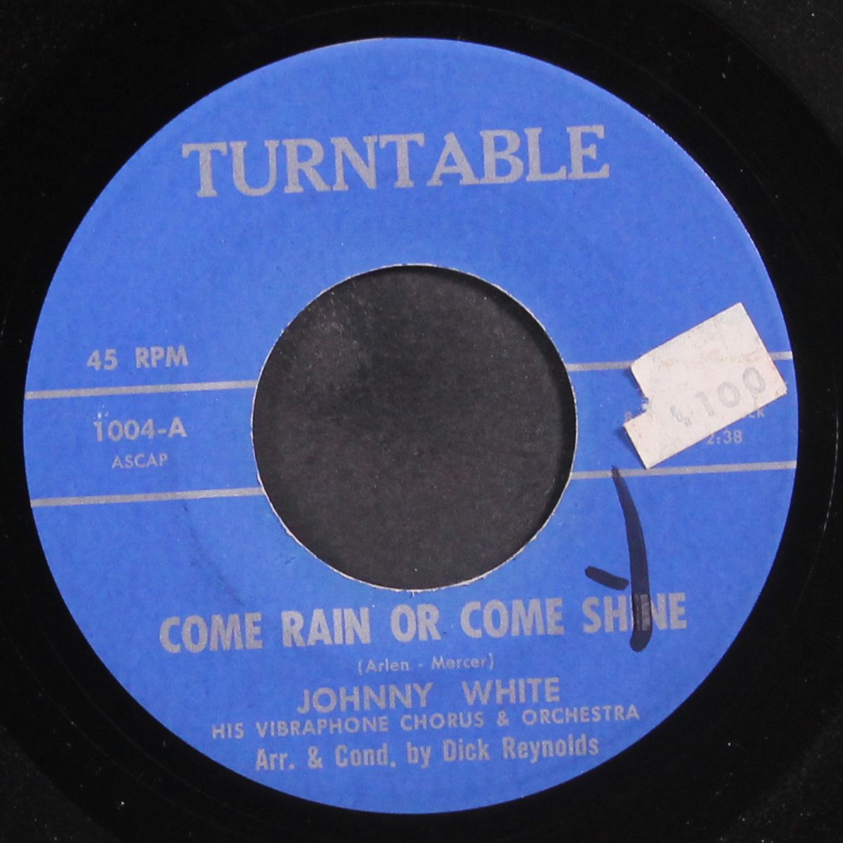 come rain or come shine / say it isn't so by JOHNNY WHITE