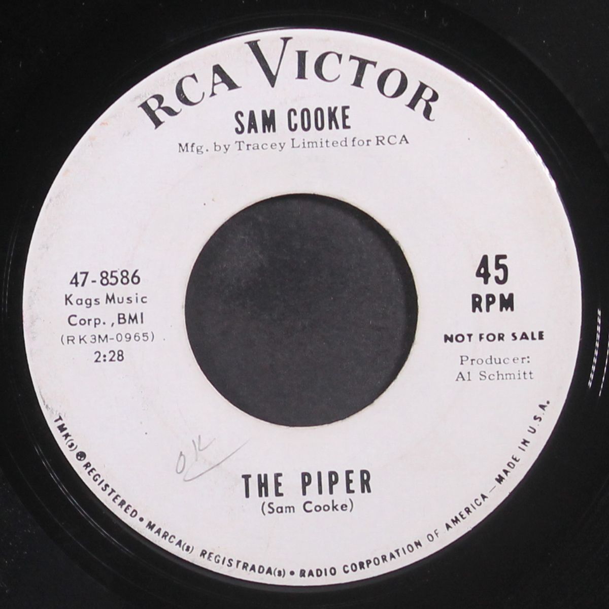 when a boy falls in love / the piper by SAM COOKE