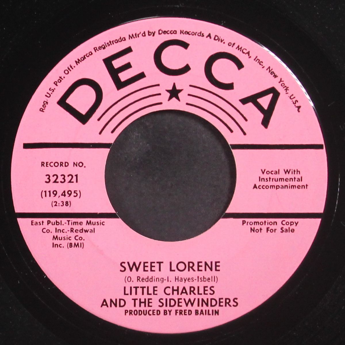 twice as much for my baby / sweet lorene by LITTLE CHARLES & SIDEWINDERS