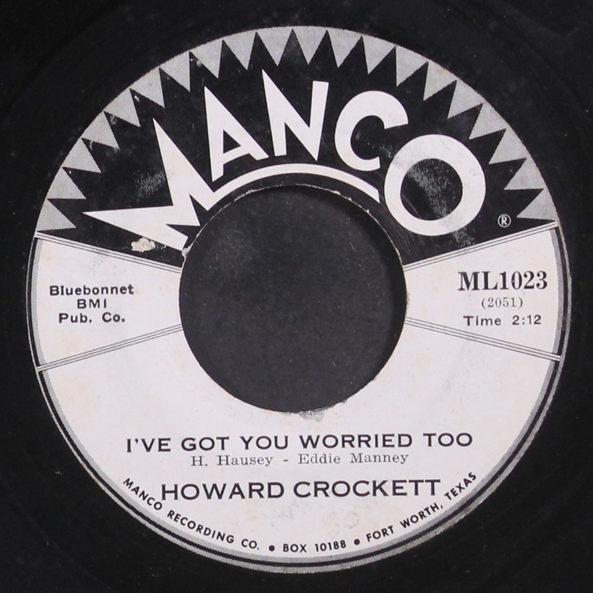 just a poor man / i've got you worried too by HOWARD CROCKETT
