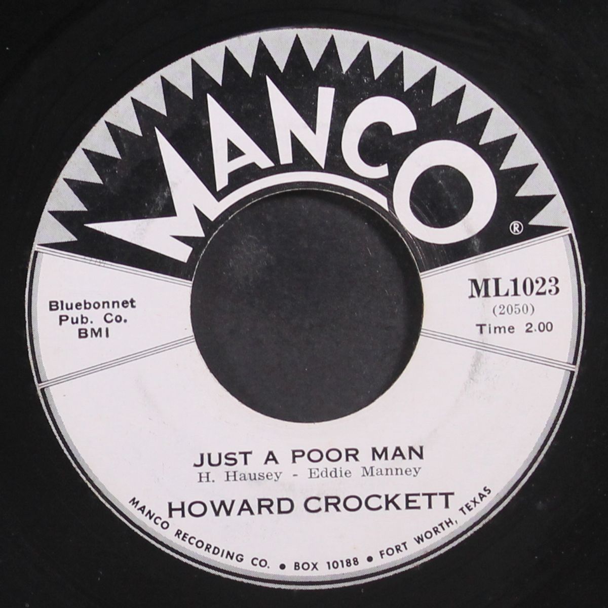 just a poor man / i've got you worried too by HOWARD CROCKETT
