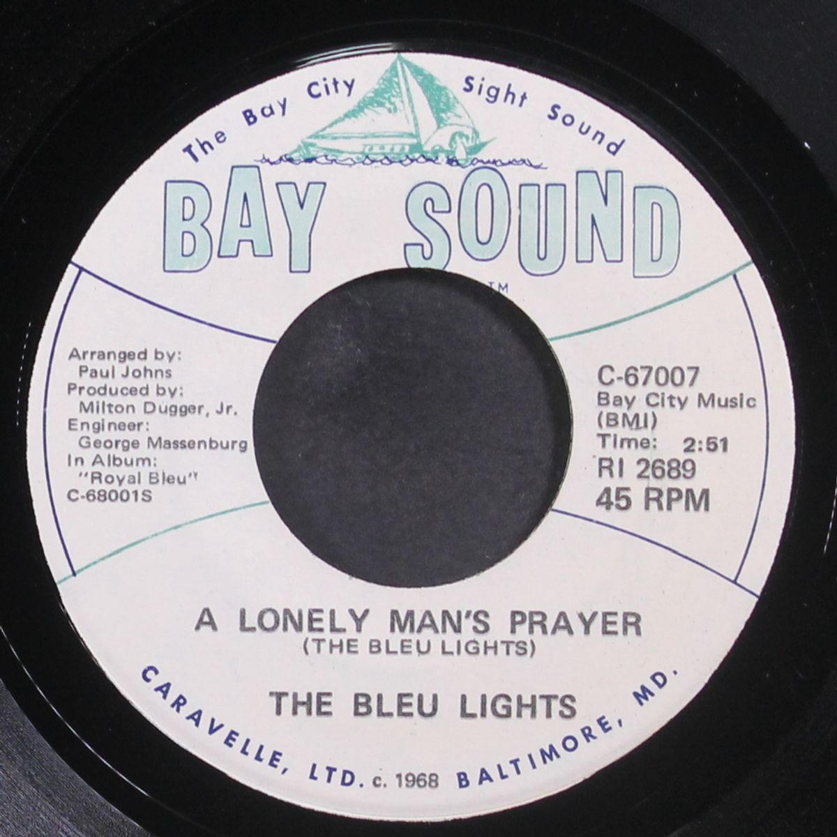 a lonely man's prayer / bony moronie by BLEU LIGHTS