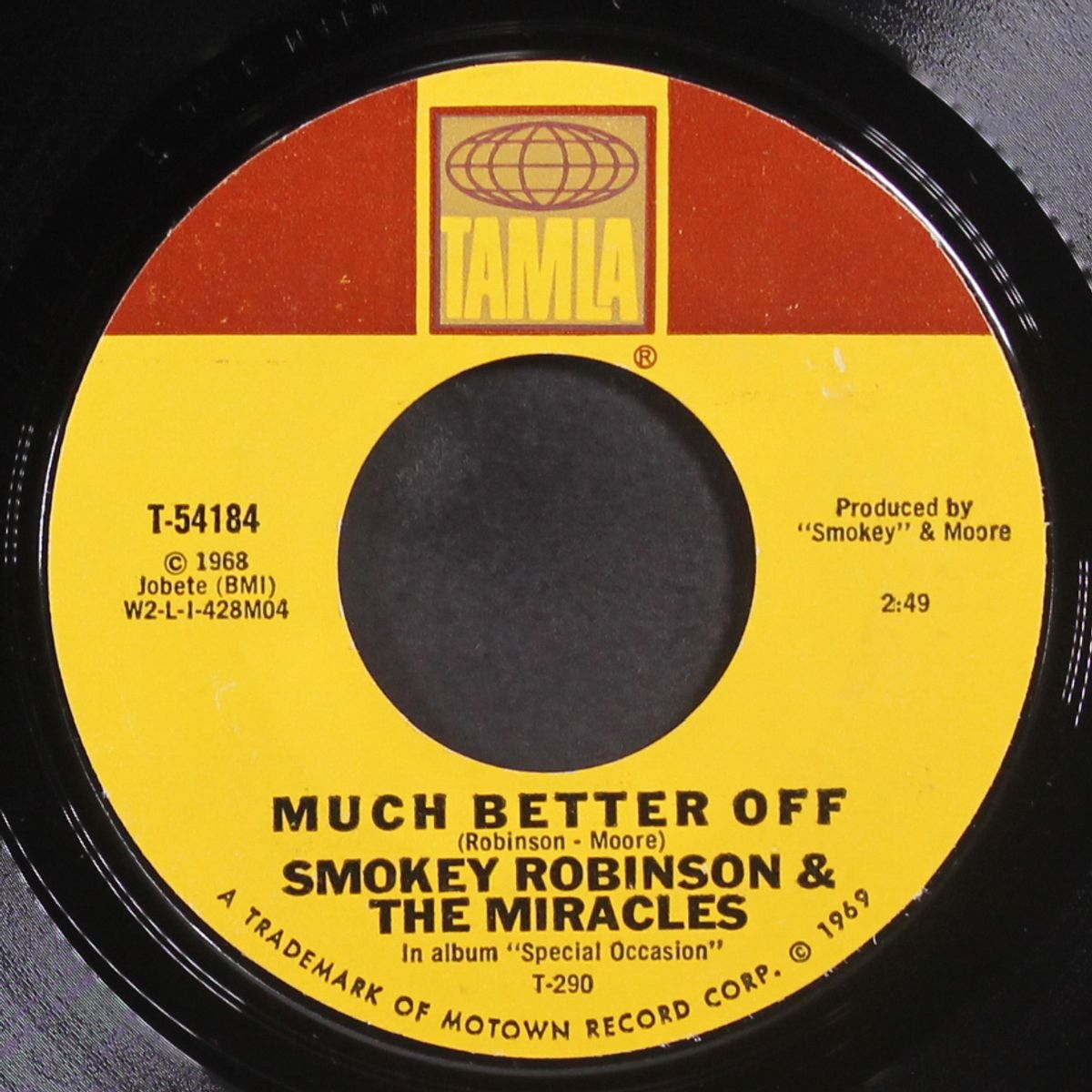 abraham martin & john / much better off by SMOKEY ROBINSON & MIRACLES
